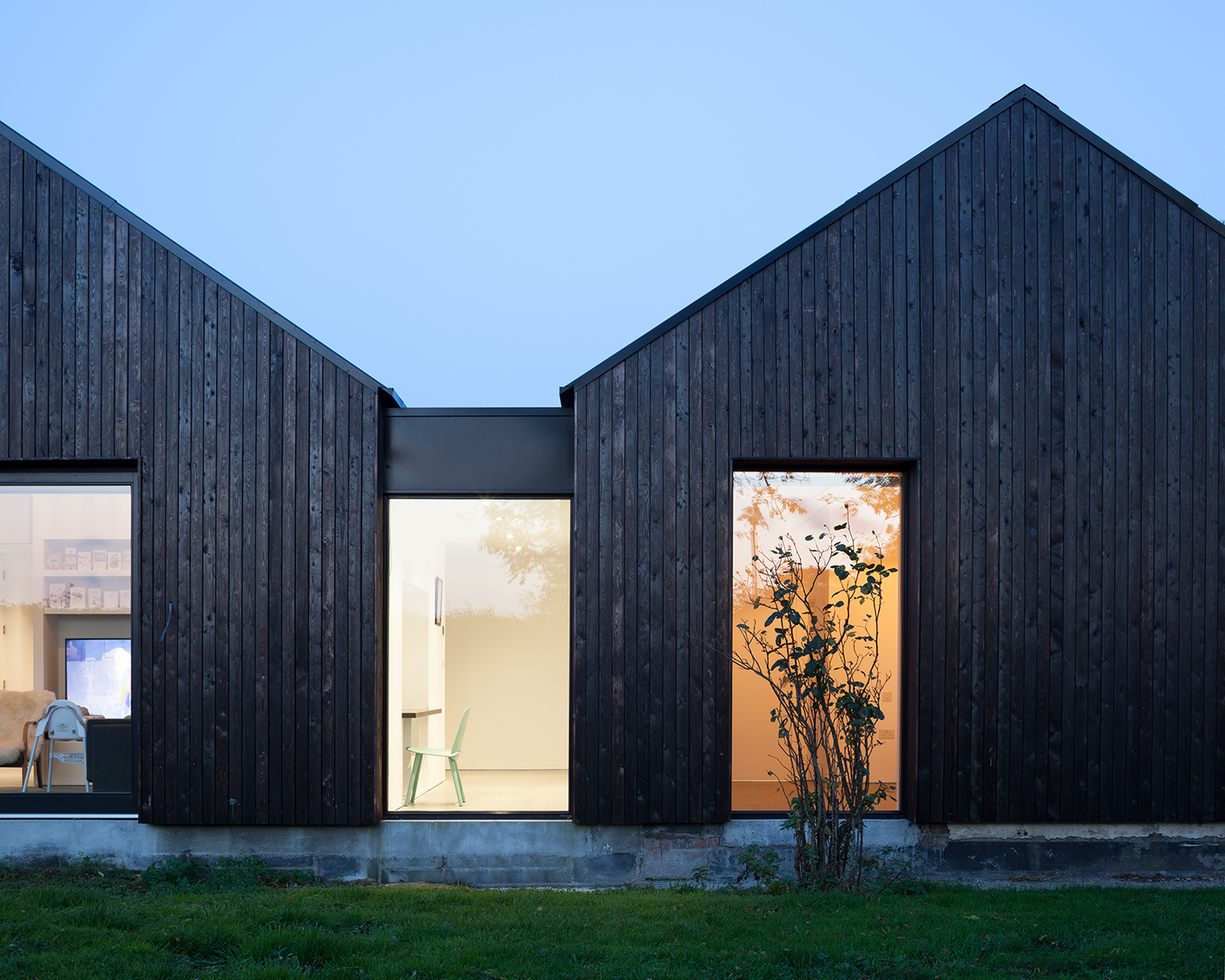 Blackened Timber House